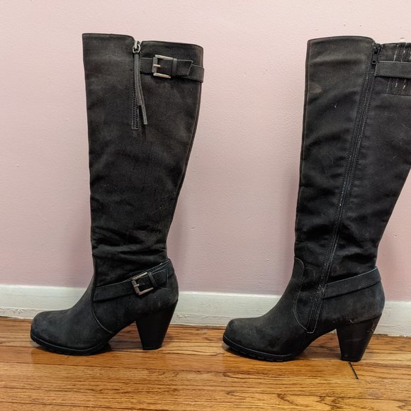 Unr8ed Black heeled boots - Picture 2 of 12